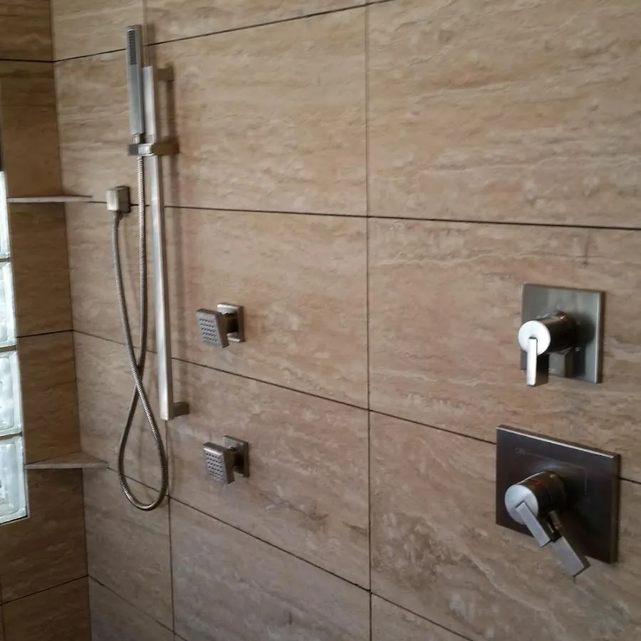 Shower fixture installation for Water Heater Replacement in Kingstowne